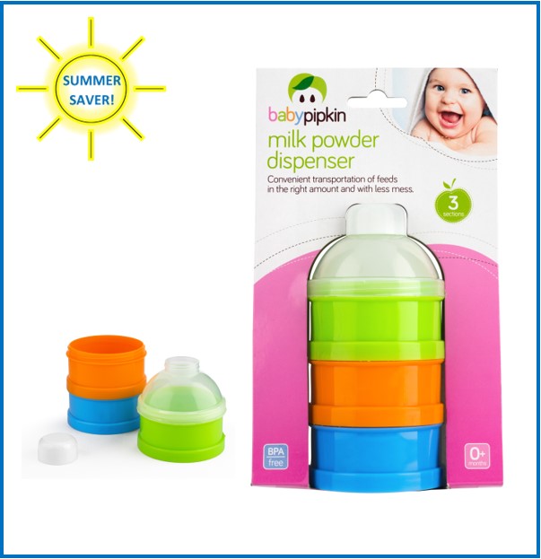 Baby Pipkin Milk Powder Dispenser 3 Sections | High Quality Tissue Product Online - Product Image Baby Pipkin Milk Powder Dispenser 3 Sections | High Quality Tissue Product Online - Product Image